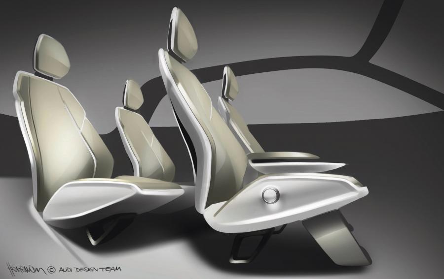 Интерьер Audi A2 Concept 2011 года  (фото 27 из 32)